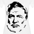 Hemingway, portrait stylis de l'crivain en format vectoriel.