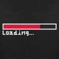 Loading, barre de progression, un design geek et gaming.