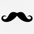 Moustache british, design  personnaliser.