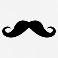 Moustache british, design  personnaliser.