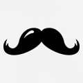 Moustache au trac pais  personnaliser.