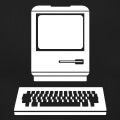 Personnalisez un t-shirt vintage et retrogaming avec ce design d'ordinateur des débuts de l'informatique.