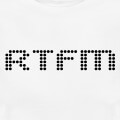 Imprimez un t-shirt geek et dveloppeur original avec ce design RTFM sobre  typo en points.