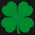 T-shirt trèfle irlandais à quatre feuilles, shamrock classique pour la Saint Patrick à personnaliser soi-même.