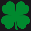 T-shirt trfle irlandais  quatre feuilles, shamrock classique pour la Saint Patrick  personnaliser soi-mme.