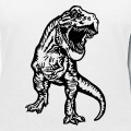 Tyrannosaurus rex, t-rex stylis raliste dessin de face.