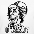 U mad, mad hatter, design de troll mix avec le chapelier fou.