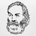 Walt Whitman, portrait en haute rsolution.