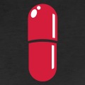 Pilule stylise  imprimer en rouge ou bleu ou la couleur de votre choix, rfrence  Matrix.