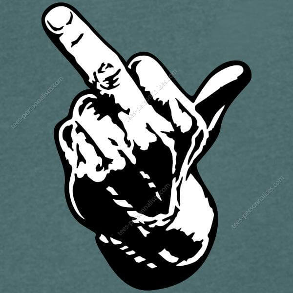 Scarica Gratis Images T Shirt Fuck Noir Et Blanc Doigt D Honneur Personnalisable dernière salutations
