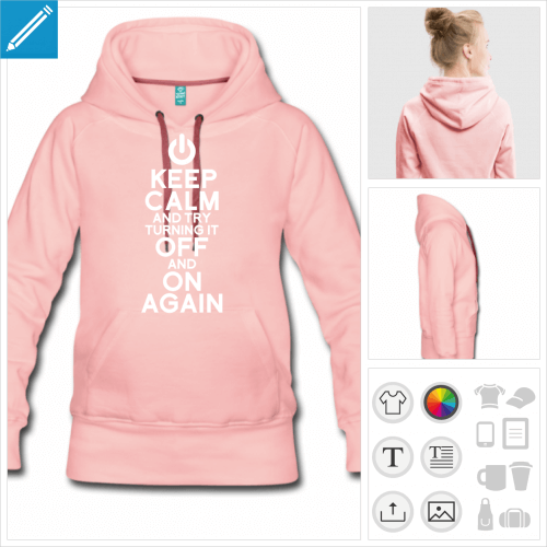 sweat-shirt informatique  crer en ligne