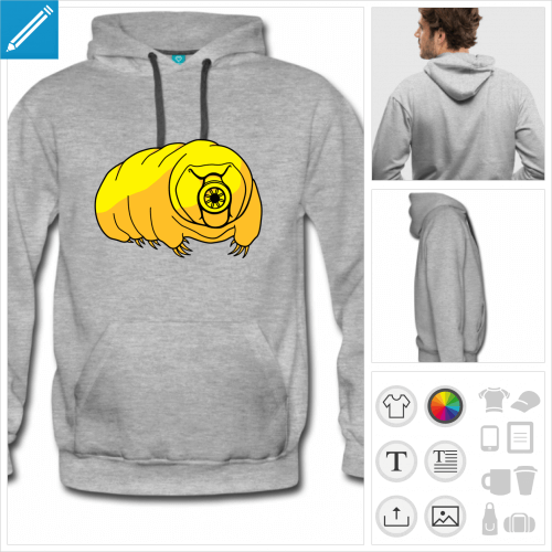 hoodie homme science à créer en ligne