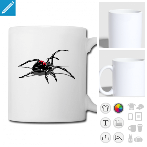 mug araigne  crer en ligne