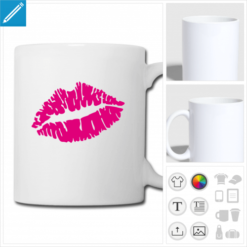 mug lvres  personnaliser