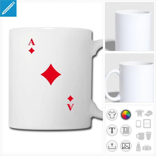 tasse carte  personnaliser en ligne