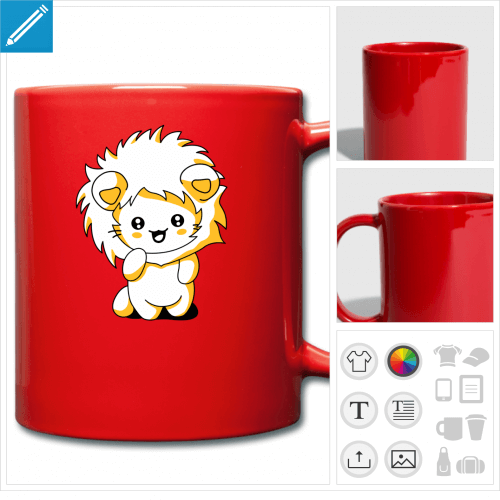 mug chaton  imprimer en ligne