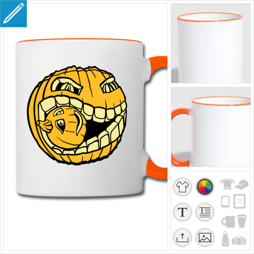 mug Halloween  crer soi-mme