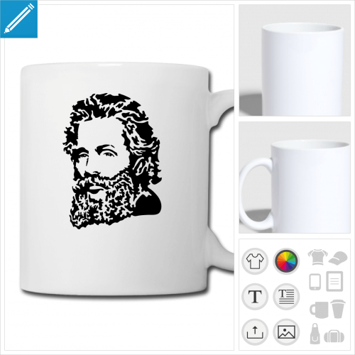 tasse Herman Melville personnalisable