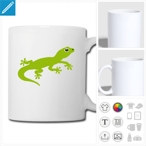 tasse geckos  personnaliser et imprimer en ligne