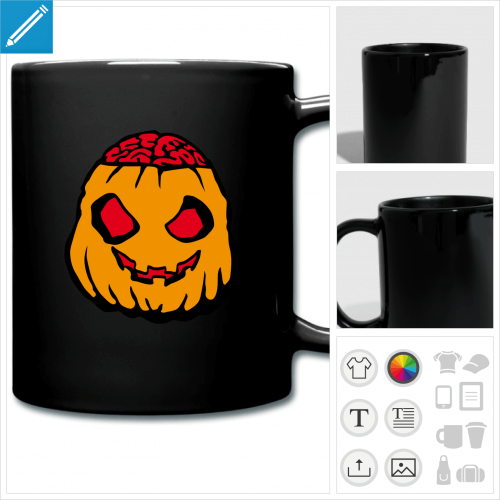 mug color halloween  personnaliser