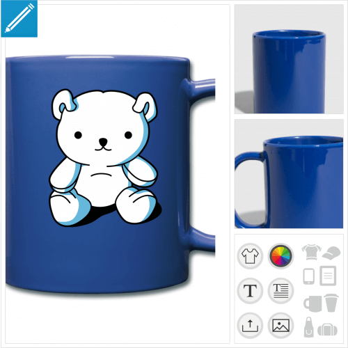 tasse couleur kawaii  crer soi-mme