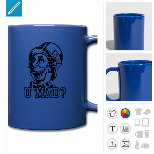 mug couleur troll  personnaliser en ligne