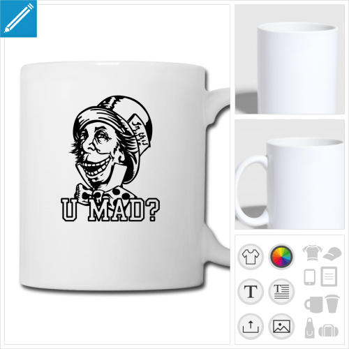 tasse troll  personnaliser, impression unique