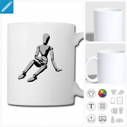 tasse dessin  personnaliser et imprimer en ligne