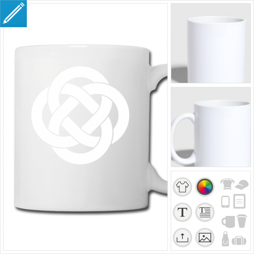 tasse symbole celte personnalisable