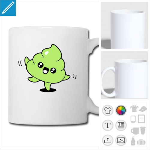 tasse caca  crer en ligne