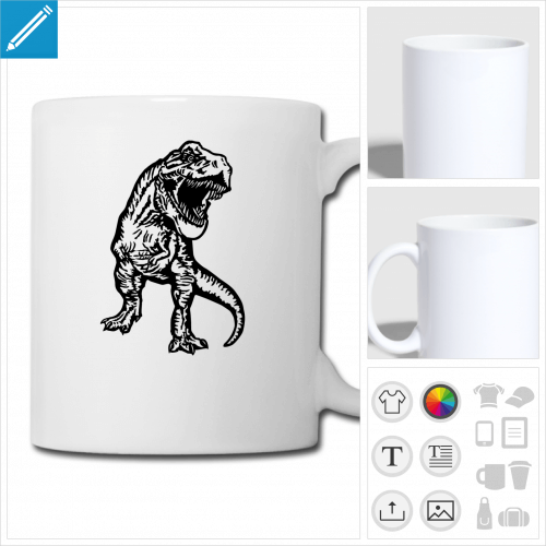 tasse dinosaure  crer soi-mme