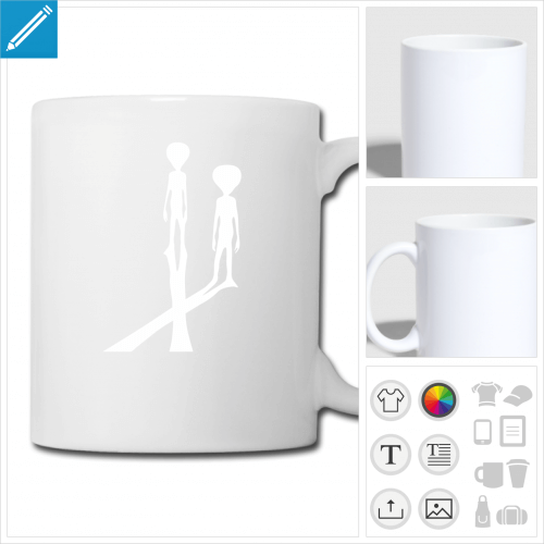 mug aliens  personnaliser en ligne