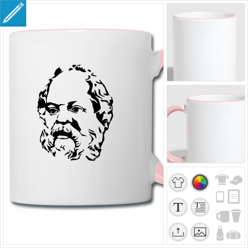 mug Socrate  crer en ligne