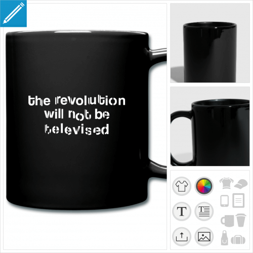 tasse couleur rvolution  crer soi-mme