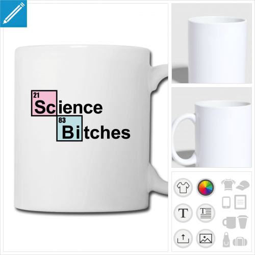 tasse geek science  crer soi-mme