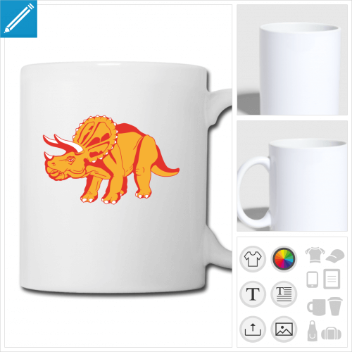 tasse dinosaure  personnaliser, impression unique