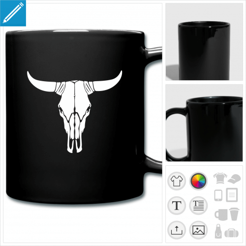 mug crne de vache  imprimer en ligne