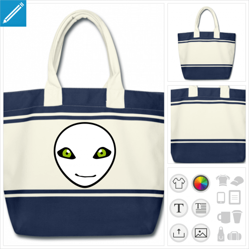 sac de courses extraterrestre  crer en ligne