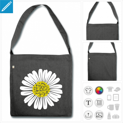 sac  bandoulire marguerite  personnaliser en ligne