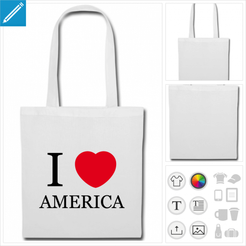 sac anses America personnalisable