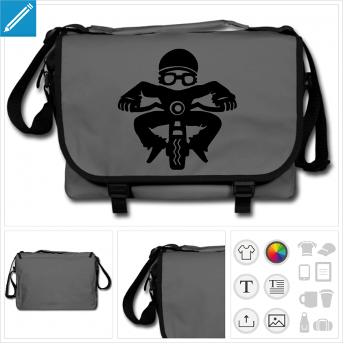 sac biker  personnaliser en ligne