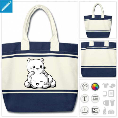 sac chatons personnalisable