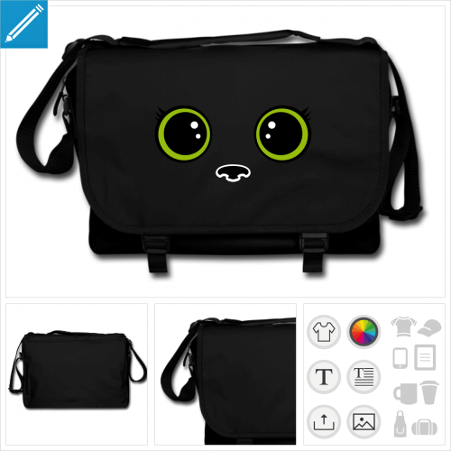 sac chaton kawaii  personnaliser en ligne