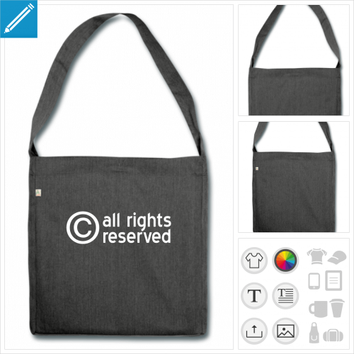 sac cabas copyright  imprimer en ligne