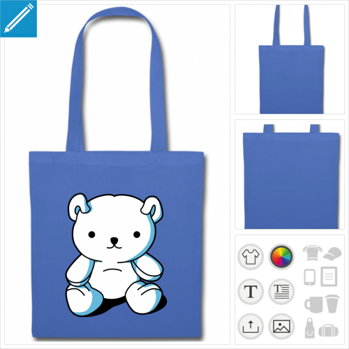 tote bag kawaii  personnaliser en ligne