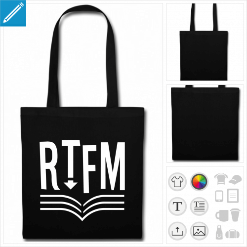 tote bag informatique personnalisable