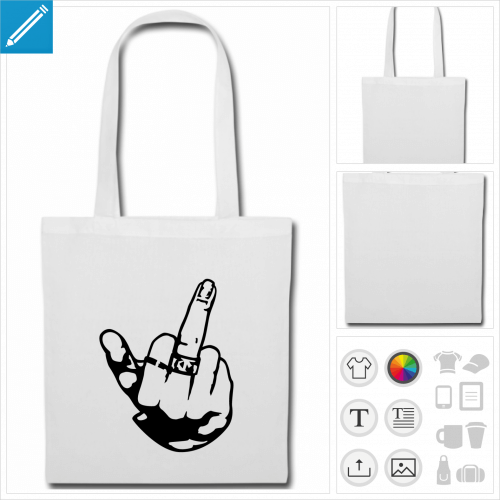 tote bag insulte  personnaliser en ligne