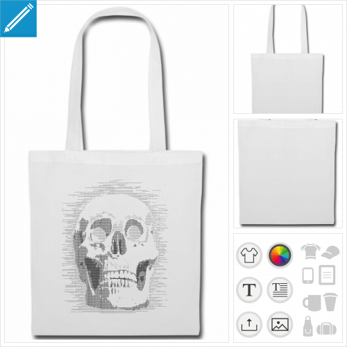 tote bag geek  personnaliser et imprimer en ligne