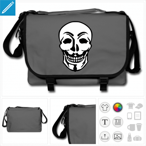 sac bandoulire anonymous  personnaliser en ligne