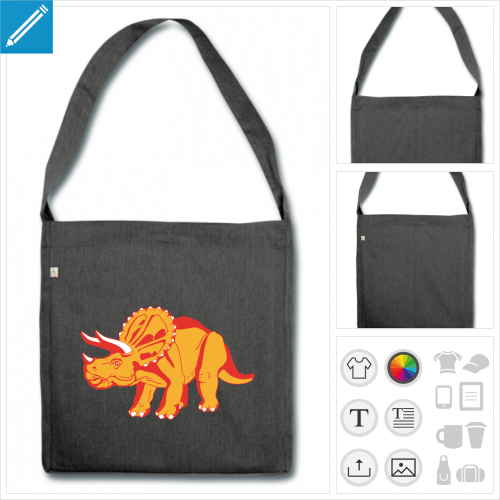 sac cabas dinosaure  crer soi-mme